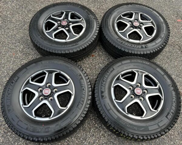 4 ORIGINAL ALU SOMMERRÄDER FIAT DUCATO 5x130 225/75R16C TOP #1B5B – Bild 2