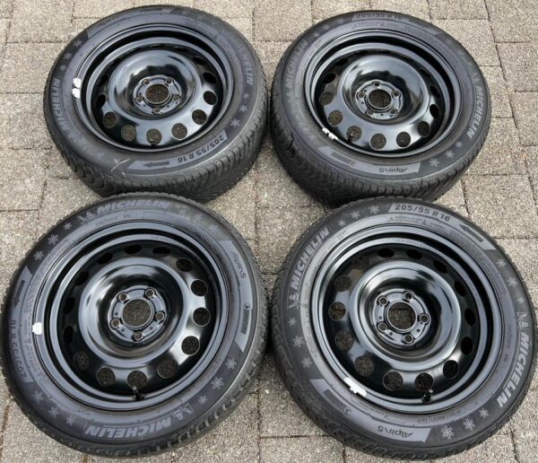 4 WINTERRÄDER PEUGEOT 308 308SW 308CC 205/55R16 91H MICHELI #1R7J – Bild 2