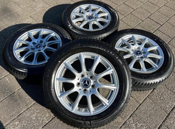 4 ORIGINAL ALU WINTERRÄDER MERCEDES C-KLASSE 205 205K RDKS #1OJF