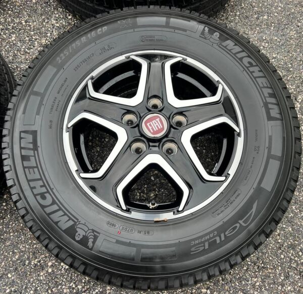 4 ORIGINAL ALU SOMMERRÄDER FIAT DUCATO 5x130 225/75R16C TOP #1CWQ – Bild 4