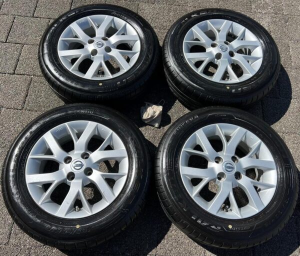 4 ORIGINAL 15" ALU SOMMERRÄDER NISSAN NOTE E12 185/65R15  #1Z5F – Bild 2