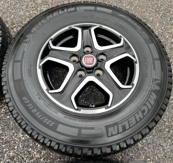 4 ORIGINAL ALU SOMMERRÄDER FIAT DUCATO 5x130 225/75R16C TOP #1CWQ – Bild 3