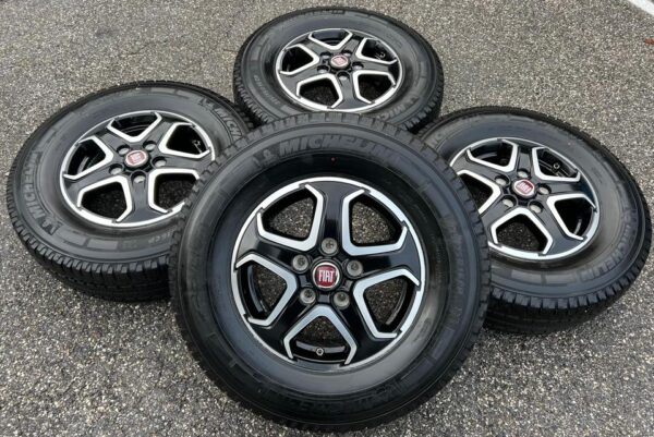 4 ORIGINAL ALU SOMMERRÄDER FIAT DUCATO 5x130 225/75R16C TOP #1B5B
