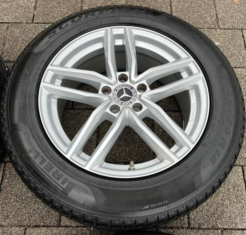 ALU 18" WINTERRÄDER MERCEDES GLC KLASSE X253 X204 235/60R18 #1UFP – Bild 4