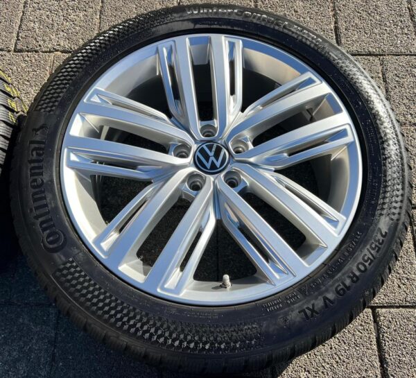 4 ORIGINAL 19" ALU WINTERRÄDER VW TIGUAN II AD1 ALLSPACE 5N #1TPF – Bild 6