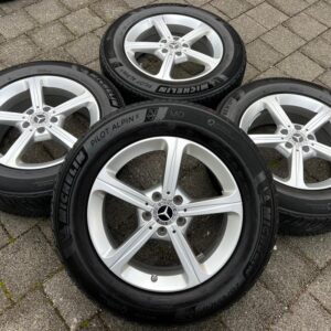 4 ORIGINAL ALU 17" WINTERRÄDER MERCEDES GLB F2B X247 GLA  #1NSO