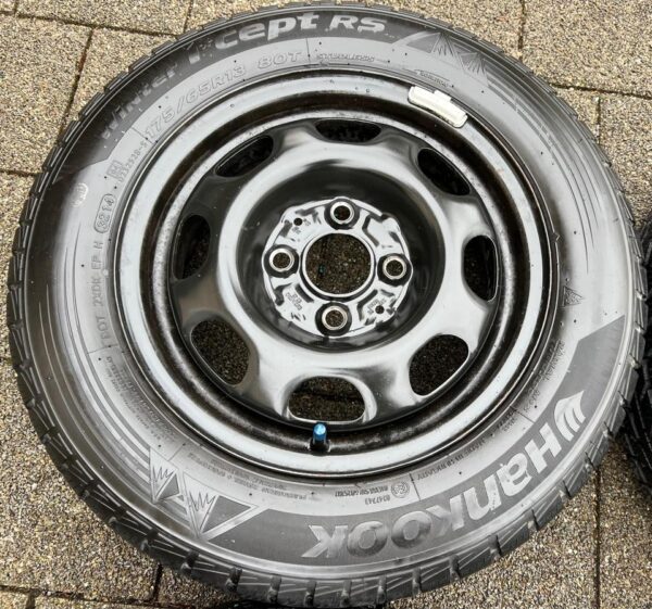 4 WINTERRÄDER VW LUPO POLO 9N 175/65R13 80T HANKOOK FREIHAU #1UAD – Bild 4