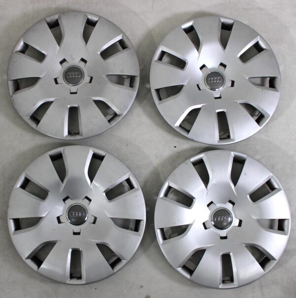 4 ORIGINAL 16" RADKAPPEN AUDI A4 8K B8 8E A6 Q2 8K0601147 #1LBS