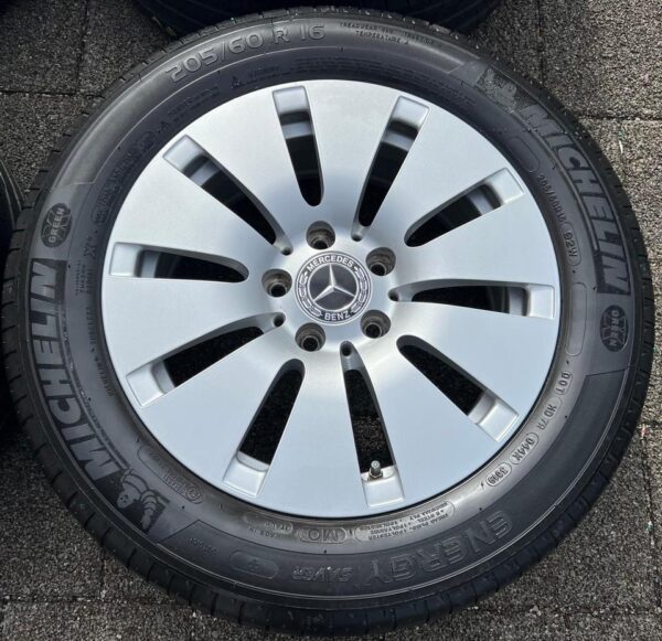 4 ORIGINAL ALU SOMMERRÄDER MERCEDES C-KLASSE W205 205/60R16 #1TIX – Bild 3