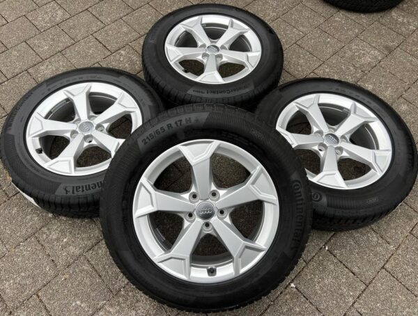 4 ORIGINAL 17" ALU WINTERRÄDER AUDI Q3 F3 F3B 215/65R17 99H #1OSB