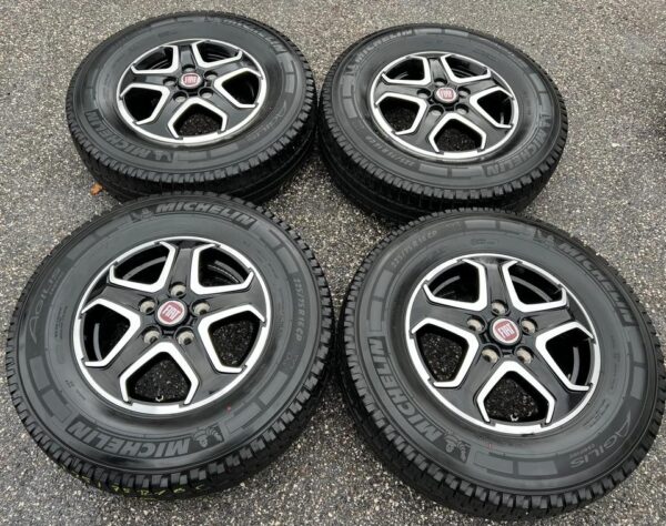 4 ORIGINAL ALU SOMMERRÄDER FIAT DUCATO 5x130 225/75R16C TOP #1CWQ – Bild 2