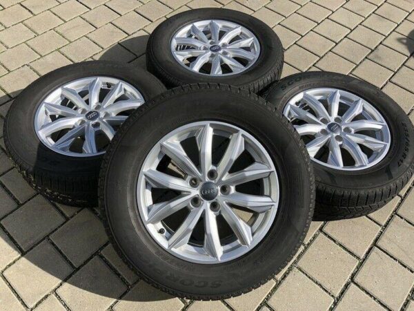 4 ORIGINAL 17" ALU WINTERRÄDER AUDI Q5 FY 235/65R17 108H  #10QG