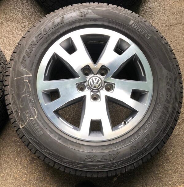 4 ORIGINAL 17" ALU GANZJAHRESRÄDER VW AMAROK 2H 2H0601025AF #4401 – Bild 3