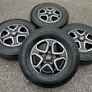 4 ORIGINAL ALU SOMMERRÄDER FIAT DUCATO 5x130 225/75R16C TOP #1CNC
