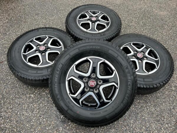 4 ORIGINAL ALU SOMMERRÄDER FIAT DUCATO 5x130 225/75R16C TOP #1CNC