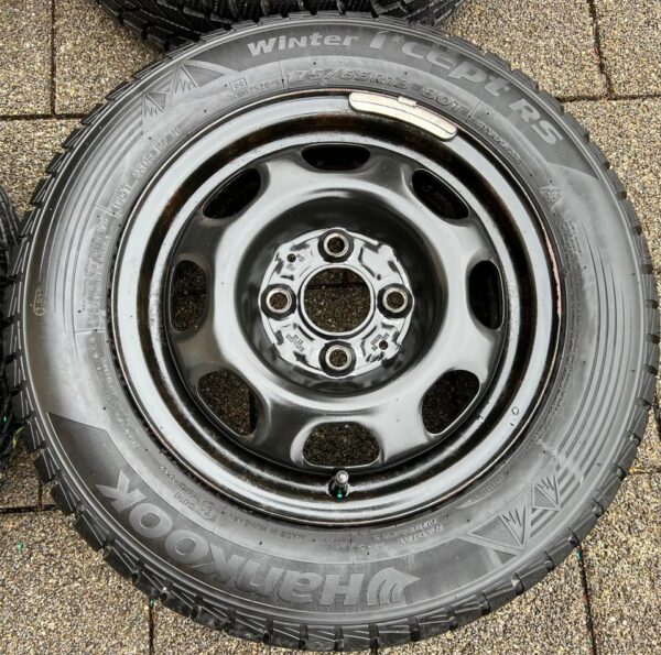 4 WINTERRÄDER VW LUPO POLO 9N 175/65R13 80T HANKOOK FREIHAU #1UAD – Bild 3