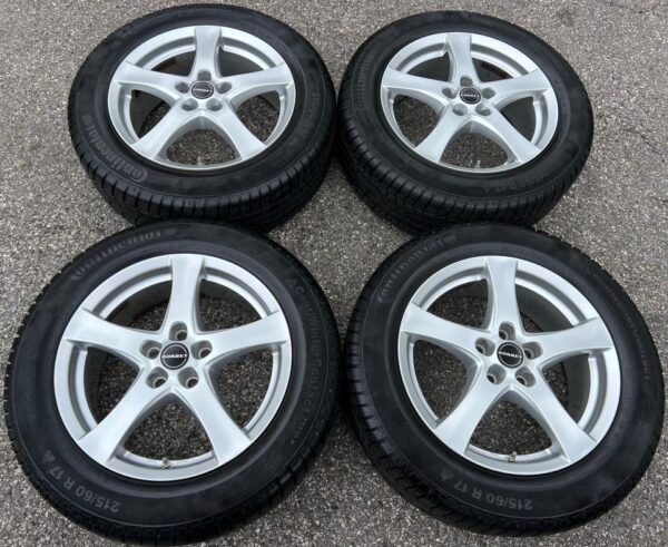 4 ALU WINTERRÄDER MERCEDES GLA 245G 215/60R17 96H RDKS  #10UO – Bild 2