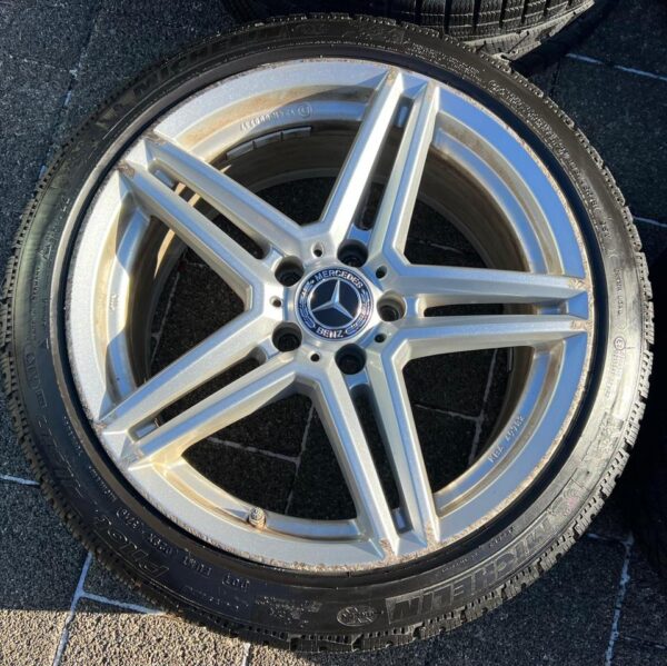 4 ALU 18" WINTERRÄDER MERCEDES C-KLASSE W205 RDKS MICHELIN #1R7F – Bild 4