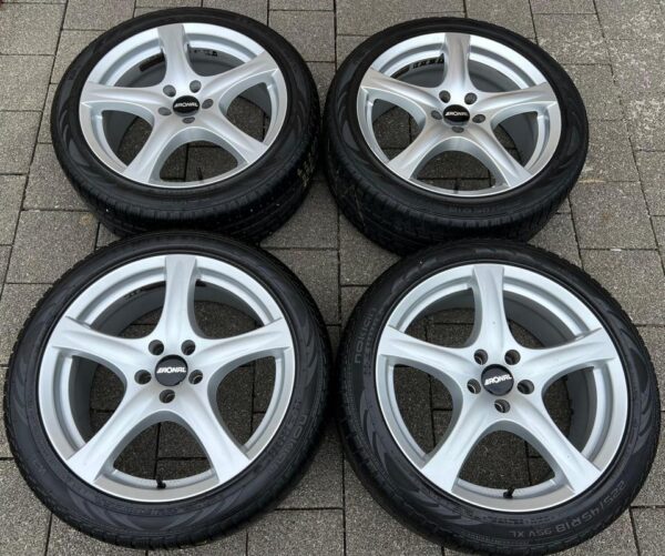 4 ALU 18" WINTERRÄDER PEUGEOT 407 508 RHX 225/45R18 95V RDK #1LSO – Bild 2