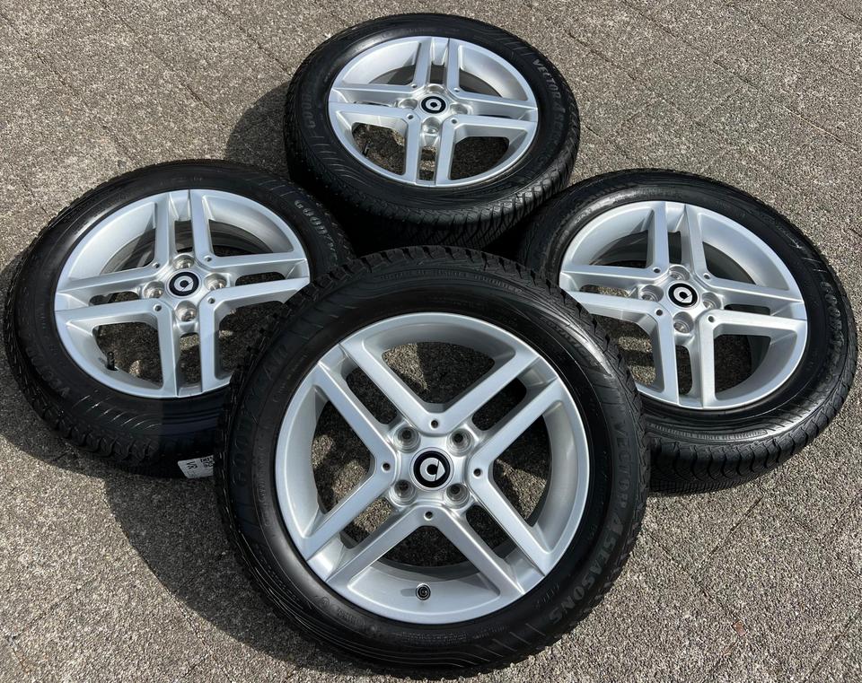ORIGINAL ALU ALLWETTERRÄDER SMART 453 165/65R15 185/60R15 #203K