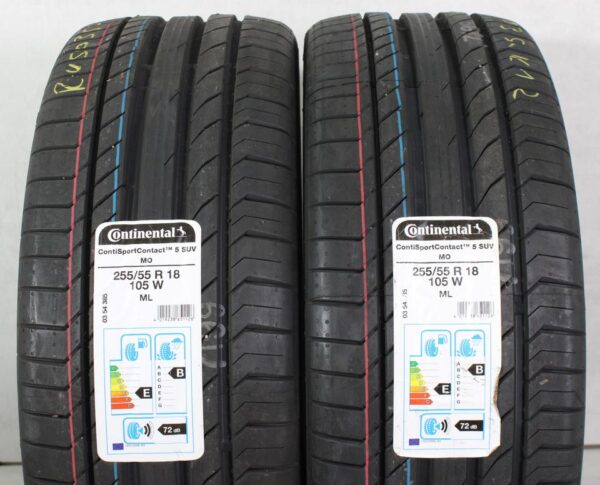 2x 255/55R18 105W CONTINENTAL SOMMERREIFEN 2019 NEU #1VTQ – Bild 2