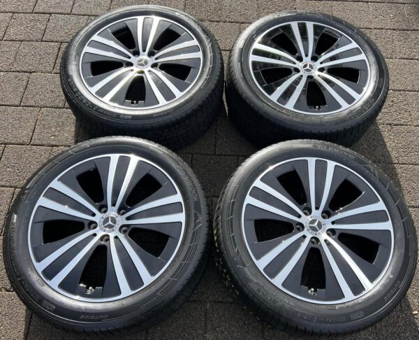 4 ORIGINAL 19" ALU WINTERRÄDER MERCEDES BENZ EQE V295 2022 #1RYQ – Bild 2