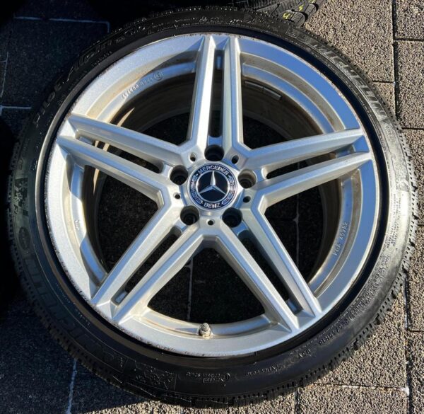 4 ALU 18" WINTERRÄDER MERCEDES C-KLASSE W205 RDKS MICHELIN #1R7F – Bild 3