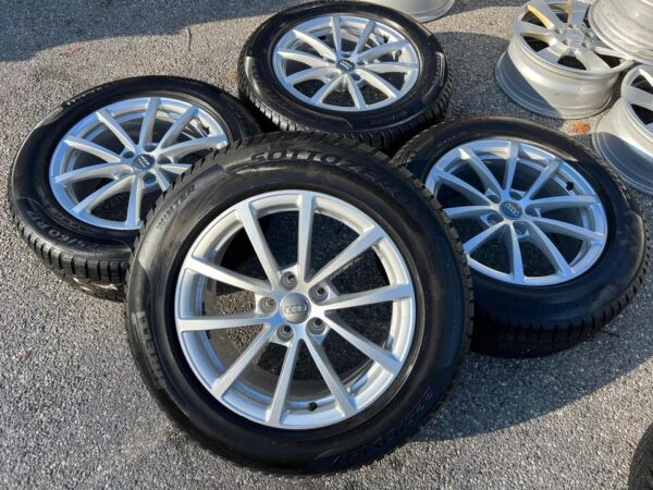 4 ORIGINAL 17" ALU WINTERRÄDER AUDI A6 F2 4K 225/60R17 99H #1ERY