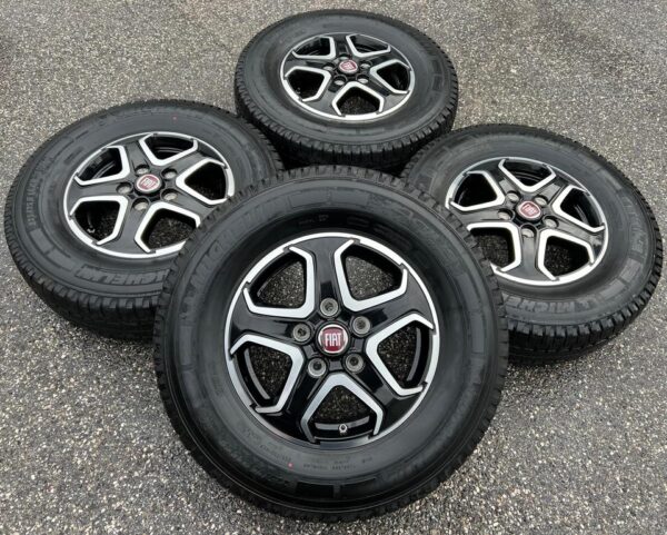 4 ORIGINAL ALU SOMMERRÄDER FIAT DUCATO 5x130 225/75R16C TOP #1CML