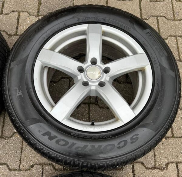 4 ALU 17" WINTERRÄDER AUDI Q5 8R 235/65R17 108H PIRELLI #158K – Bild 3