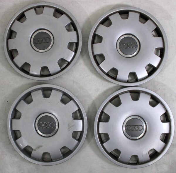 4 ORIGINAL 16" RADKAPPEN AUDI A6 4B A4 8E 4B0601147D #1LCP