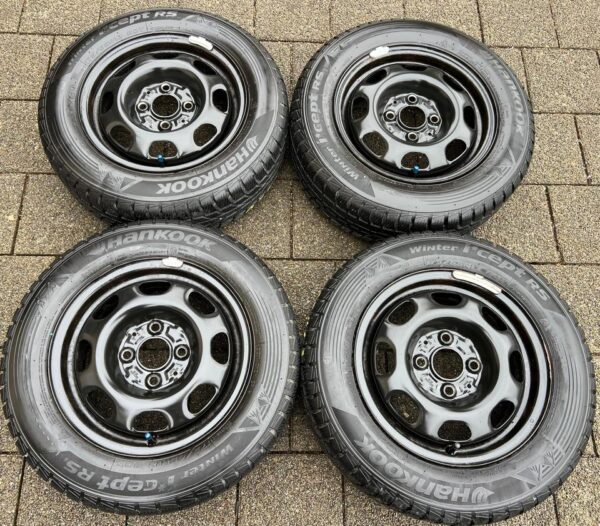 4 WINTERRÄDER VW LUPO POLO 9N 175/65R13 80T HANKOOK FREIHAU #1UAD – Bild 2