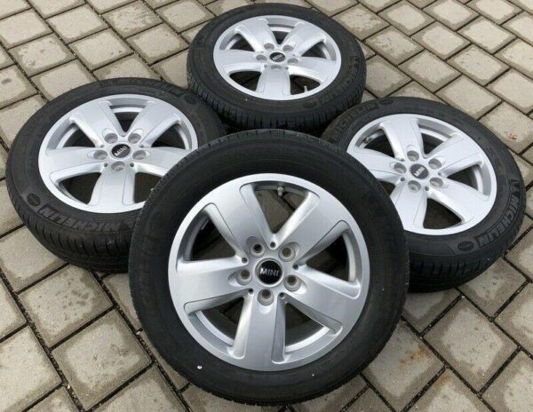 4 ORIGINAL ALU SOMMERRÄDER SOMMERREIFEN MINI CLUBMAN F54 #9707