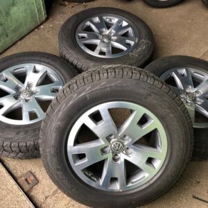 4 ORIGINAL 17" ALU GANZJAHRESRÄDER VW AMAROK 2H 2H0601025AF #4401