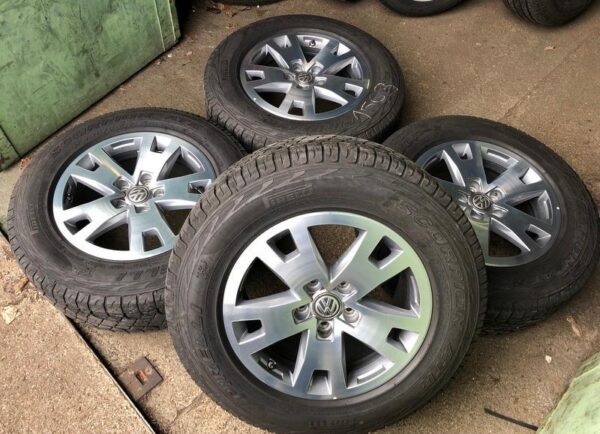 4 ORIGINAL 17" ALU GANZJAHRESRÄDER VW AMAROK 2H 2H0601025AF #4401