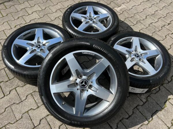4 ORIGINAL 18" ALU SOMMERRÄDER MERCEDES GLA X156 AMG NEU #1N8E