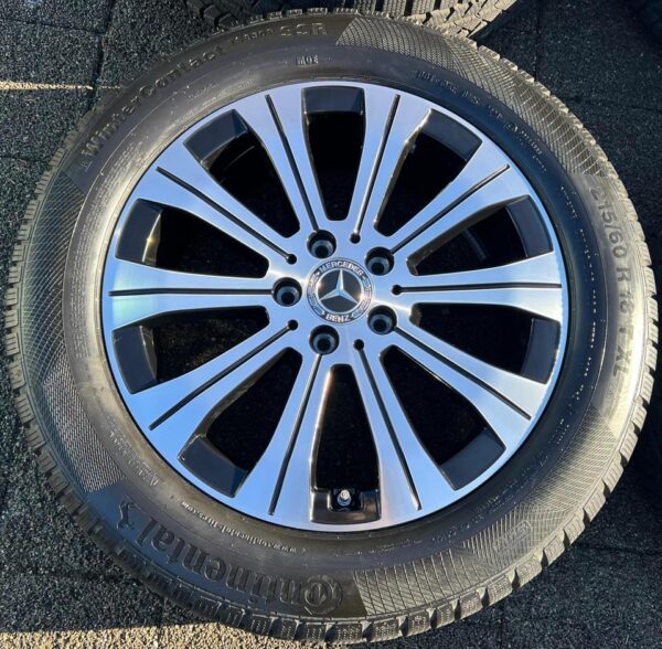 4 ORIGINAL 18" ALU WINTERRÄDER MERCEDES EQA EQB H243 X243 #1PNF – Bild 3