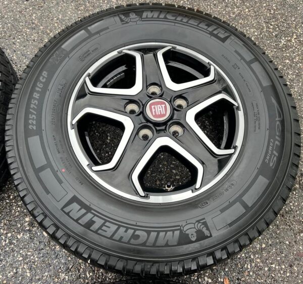 4 ORIGINAL ALU SOMMERRÄDER FIAT DUCATO 5x130 225/75R16C TOP #1CWS – Bild 6