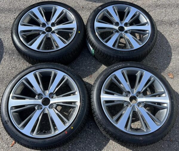4 ORIGINAL 17" ALU ALLWETTERRÄDER PEUGEOT 208 205/45R17 88V #1I6O – Bild 2