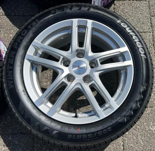 4 ALU WINTERRÄDER VW CADDY GOLF 5 6 7 8 TOURAN PASSAT 3C #1M4H – Bild 6