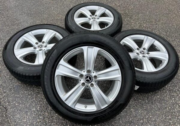 4 ORIGINAL 18" ALU WINTERRÄDER MERCEDES GLC X204 W253 2020 #1E6X