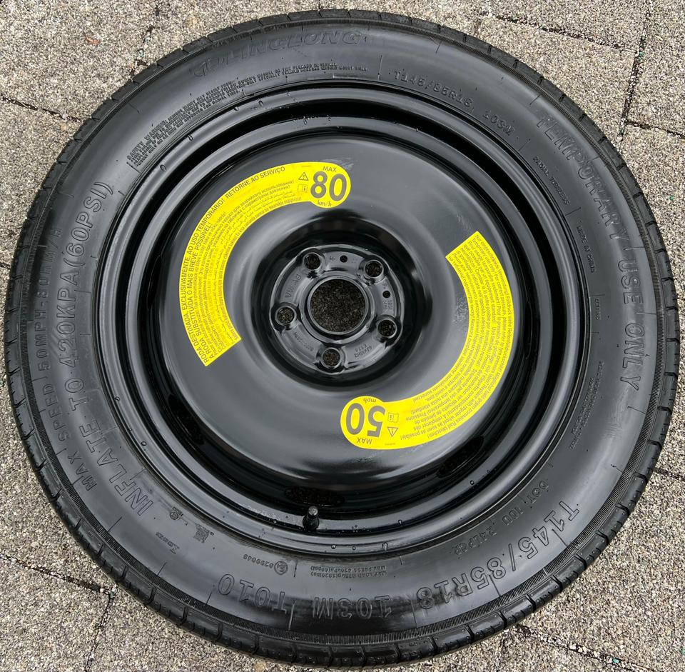 1 X NOTRAD AUDI Q3 F3 SEAT TARRACO SKODA KODIAQ VW TIGUAN #1Y4V