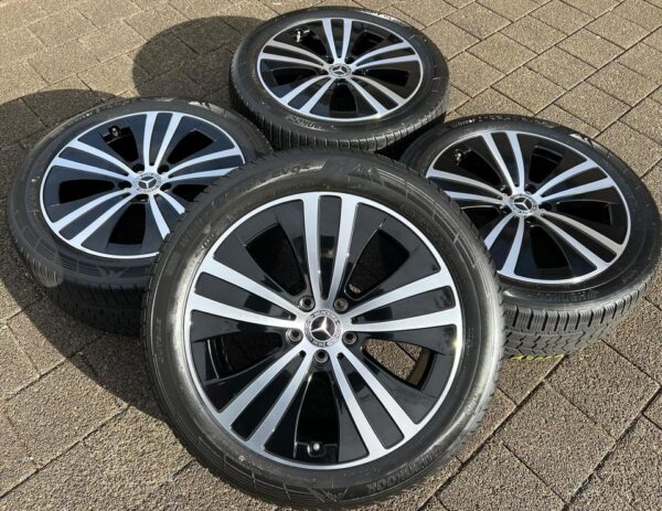 4 ORIGINAL 19" ALU WINTERRÄDER MERCEDES BENZ EQE V295 2022 #1RYQ