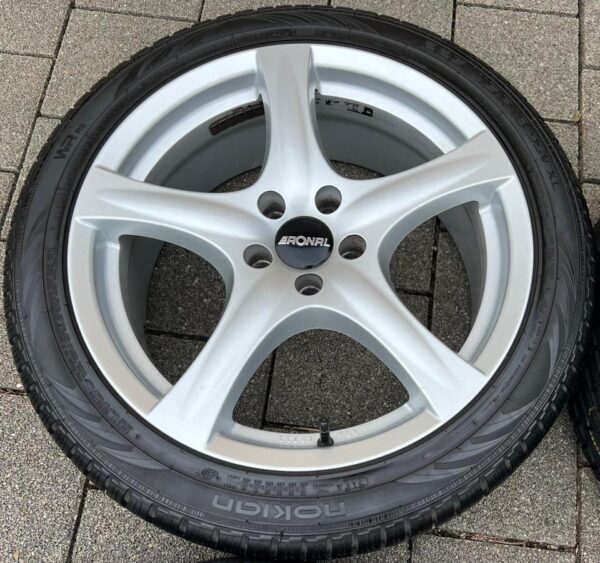 4 ALU 18" WINTERRÄDER PEUGEOT 407 508 RHX 225/45R18 95V RDK #1LSO – Bild 4