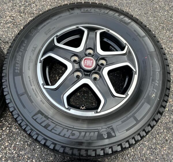 4 ORIGINAL ALU SOMMERRÄDER FIAT DUCATO 5x130 225/75R16C TOP #1B5B – Bild 5