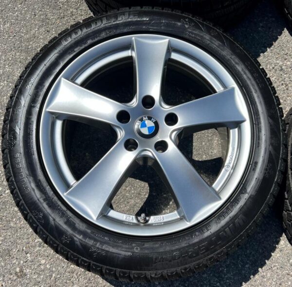 4 ALU 17" WINTERRÄDER BMW X1 F48 215/55R17 98H WINTERERIFEN #163M – Bild 3