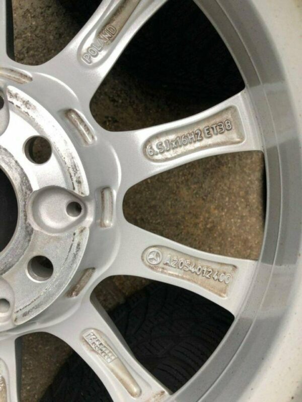 4 ORIGINAL ALU WINTERRÄDER MERCEDES C-KLASSE W205 RDC RDKS  #11IM – Bild 8