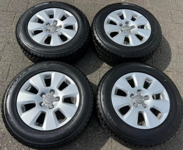 4 ORIGINAL 16" ALU WINTERRÄDER AUDI A6 4G 4G1 225/60R16 98H #9885 – Bild 2