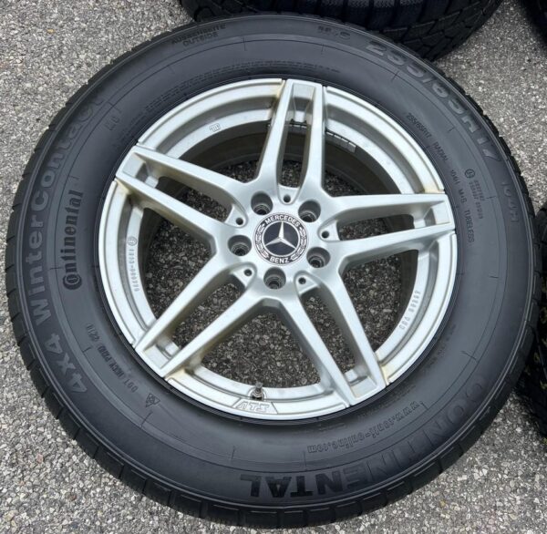 4 ALU 17" WINTERRÄDER MERCEDES GLC X253 X204 235/65R17 104H #18BZ – Bild 3