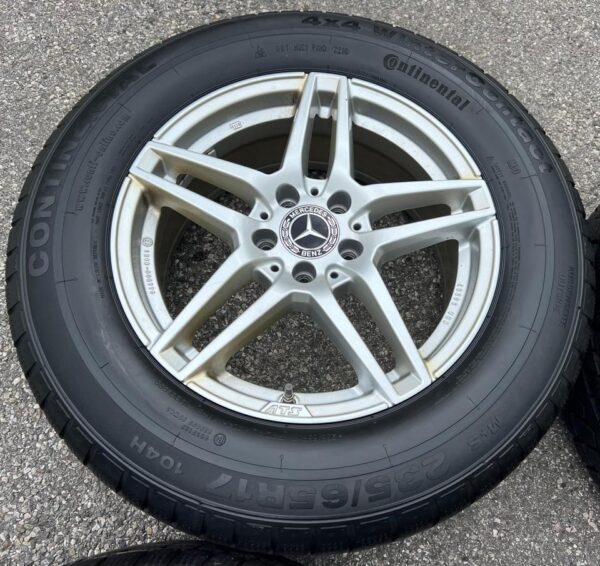 4 ALU 17" WINTERRÄDER MERCEDES GLC X253 X204 235/65R17 104H #18BZ – Bild 5
